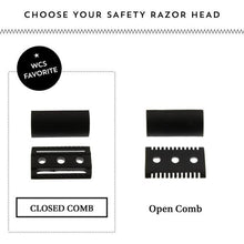 Load image into Gallery viewer, Black Safety Razor Set- Build Your Own