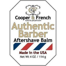 Load image into Gallery viewer, Cooper & French Authentic Barber Aftershave Balm