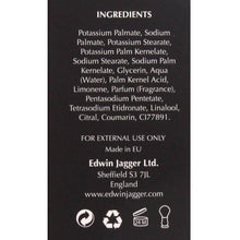 Load image into Gallery viewer, Edwin Jagger 99.9% Natural Shaving Soap in Tub, Limes & Pomegranate