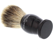 Load image into Gallery viewer, Edwin Jagger Best Badger Shaving Brush, Medium, Black
