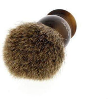 Load image into Gallery viewer, Edwin Jagger Best Badger Shaving Brush, Medium, Imitation Light Horn