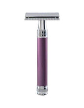 Load image into Gallery viewer, Edwin Jagger DE Safety Razor, 'Extra Long' Handle, Lilac
