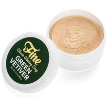 Load image into Gallery viewer, Fine Classic Shaving Soap in Bowl, Green Vetiver