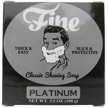Load image into Gallery viewer, Fine Classic Shaving Soap, Platinum