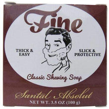 Load image into Gallery viewer, Fine Classic Shaving Soap, Santal Absolut