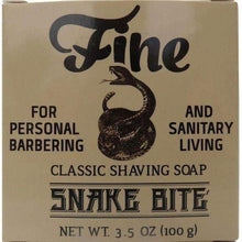 Load image into Gallery viewer, Fine Classic Shaving Soap, Snake Bite
