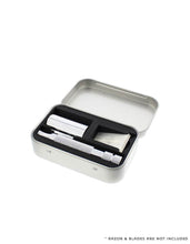 Load image into Gallery viewer, Frugal Shave Travel Case Altoid Tin Size, Best Fit for Rockwell 6S, 6C or 2C