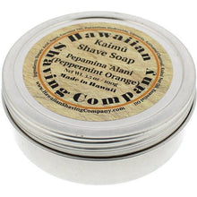Load image into Gallery viewer, Hawaiian Shaving Company Kaimu Shaving Soap, Pepamina 'Alani (Peppermint Orange)
