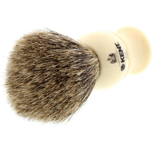 Load image into Gallery viewer, Kent BK2 Traditional Pure Grey Badger Shaving Brush, Cream Handle