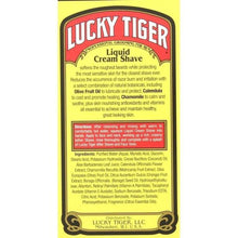 Load image into Gallery viewer, Lucky Tiger Liquid Cream Shave 5oz