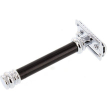 Load image into Gallery viewer, Merkur Black Handle 38 HD Barber Pole Safety Razor (38BLK)