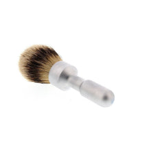 Load image into Gallery viewer, Merkur Futur Silvertip Badger Shaving Brush, Brushed Chrome