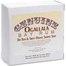 Load image into Gallery viewer, Ogallala Bay Rum and Orange Shaving Soap