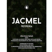 Load image into Gallery viewer, Oleo Soapworks Aftershave, Jacmel Vetiveria