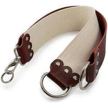 Load image into Gallery viewer, American Mountain 3ʺ Strop with D Rings, Mahogany Latigo Leather
