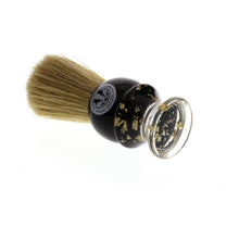 Load image into Gallery viewer, Badger &amp; Blade 10th Anniversary Shaving Brush, Black/Gold Flake Handle
