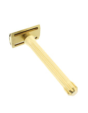 Load image into Gallery viewer, Blackbird Machined Brass Safety Razor, 101mm Handle

