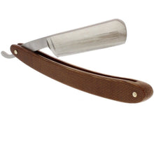 Load image into Gallery viewer, Boker 5/8" Tree Brand Straight Razor, Brown Canvas Micarta
