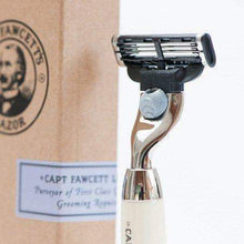 Load image into Gallery viewer, Captain Fawcett's Finest Hand Crafted Safety Razor

