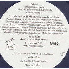 Load image into Gallery viewer, Cyril R Salter French Vetiver Luxury Shaving Cream
