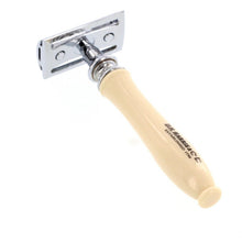Load image into Gallery viewer, D.R. Harris Safety Razor, Ivory/Chrome
