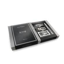 Load image into Gallery viewer, Edwin Jagger DE 3ONE6 Stainless Steel Safety Razor, Grooved Anodised Silver
