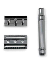Load image into Gallery viewer, Edwin Jagger DE89L Double Edge Safety Razor, Lined Chrome
