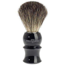 Load image into Gallery viewer, Edwin Jagger Pure Badger Shaving Brush, Imitation Ebony

