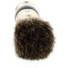Load image into Gallery viewer, Edwin Jagger Pure Badger Shaving Brush, Imitation Ebony, Nickel Plated
