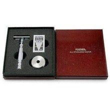 Load image into Gallery viewer, Feather AS-D2 Stainless Safety Razor with Stand

