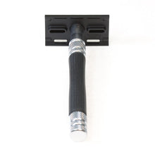 Load image into Gallery viewer, Feather WS-D1S Stainless Safety Razor with Wood Handle and Stand
