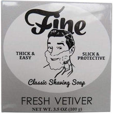 Load image into Gallery viewer, Fine Classic Shaving Soap , Fresh Vetiver
