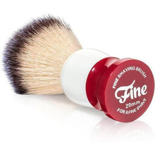 Load image into Gallery viewer, Fine Shaving Brush, Angel Hair, Red and White
