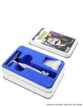 Load image into Gallery viewer, Frugal Shave Travel Case Large Tin Size,for 2 Piece Razor
