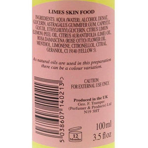 Geo F Trumper Extract of West Indian Limes Skin Food, 100ml
