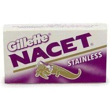 Load image into Gallery viewer, Gillette Nacet Stainless Double Edge Razor Blades, 5-pack
