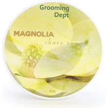 Load image into Gallery viewer, Grooming Dept Vegan Shaving Soap, Magnolia
