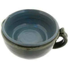 Load image into Gallery viewer, Hand Thrown Shaving Scuttle, Green and Blue
