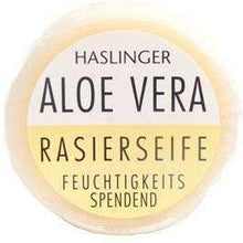 Load image into Gallery viewer, Haslinger Aloe Vera Shaving Soap
