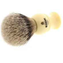 Load image into Gallery viewer, Kent BK8 Traditional Silver Tip Badger Shaving Brush, Cream
