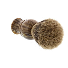 Load image into Gallery viewer, Kent H8 Best Badger Shaving Brush, "Horn"
