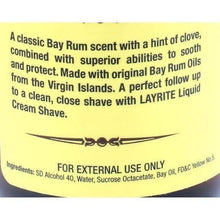 Load image into Gallery viewer, Layrite No. 9 Bay Rum Aftershave
