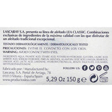 Load image into Gallery viewer, Lea Classic Shaving Cream in Metallic Tub
