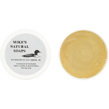Load image into Gallery viewer, Mike's Natural Shaving Soap, Lemongrass and Eucalyptus
