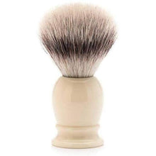 Load image into Gallery viewer, Muhle 39K257 Synthetic Silvertip Shaving Brush, Faux Ivory
