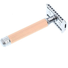 Load image into Gallery viewer, Muhle R41 Double Edge Safety Razor, Open Comb, Rosegold
