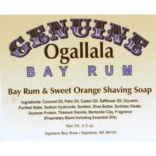 Load image into Gallery viewer, Ogallala Bay Rum and Orange Shaving Soap
