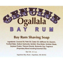 Load image into Gallery viewer, Ogallala Bay Rum Shaving Soap
