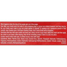 Load image into Gallery viewer, Old Spice Lather Shaving Cream, Musk (Shulton)
