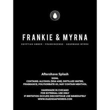 Load image into Gallery viewer, Oleo Soapworks Aftershave, Frankie &amp; Myrna
